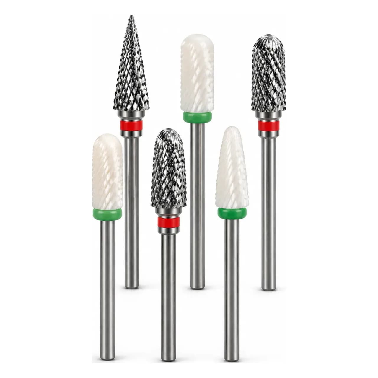 Set de 6 fraises pour ponceuse à ongles